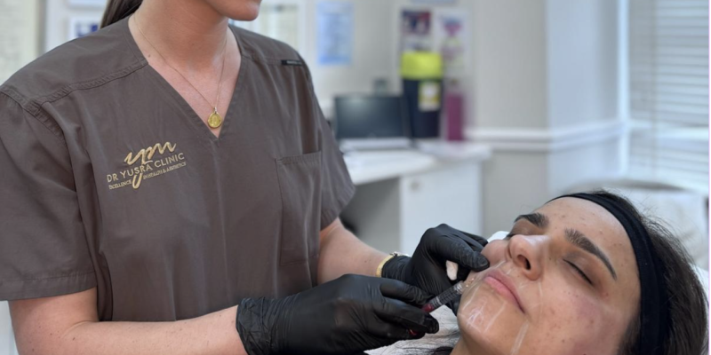 Skin booster treatment areas: face, neck, hands – Dr Yusra Clinic